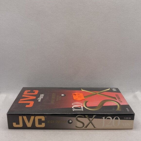 JVC T-120 SX High Energy Blank VHS Tape Factory Sealed - Picture 2 of 9